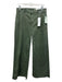 AG Size 27 Army Green Cotton Blend Wide Leg High Rise Straight Leg Pockets Pants Army Green / 27