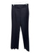 Nili Lotan Size 4 Black & Gray Wool Blend High Rise Pinstripe Straight Leg Pants Black & Gray / 4