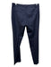 Nili Lotan Size 4 Navy Blue Wool Blend High Rise Zipper Hem Straight Leg Pants Navy Blue / 4