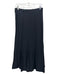 Angel Apparel Size Medium Black Wool Blend High Rise seam detail Godet hem Skirt Black / Medium