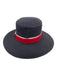 Goorin Bros Navy Blue, Red, White Sisal Hemp Faux Straw Grosgrain Band Sun Hat Navy Blue, Red, White / M