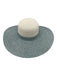 Magid Hats Blue & White Paper Color Block Wide Brim Beach Hat Blue & White / One Size