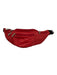 No Brand Red Leather Solid Crossbody Fanny Pack Men's Bag Red