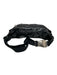 Orobianco Black Leather Solid Patent Leather Trim Crossbody Men's Bag Black