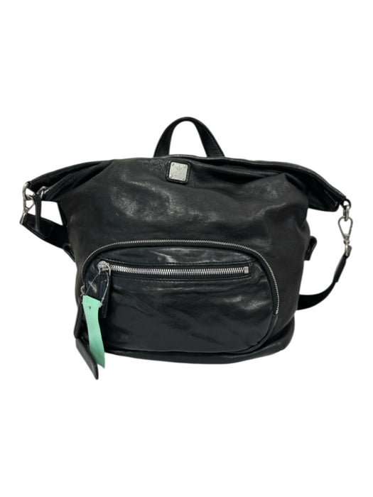 MCM Black Leather Solid Crossbody Men's Bag Black