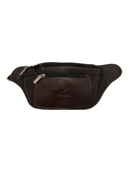 Volare New York Brown Leather Solid Crossbody Men's Bag Brown
