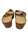 ecco Shoe Size 41 Beige Leather Upper Criss Cross Platform Sandals Beige / 41