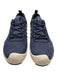 ecco Shoe Size 41 Navy Blue & Beige Leather Upper Low Top Running Sneakers Navy Blue & Beige / 41