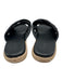Vince Shoe Size 10 Black Leather Upper Criss Cross Espadrille Sandals Black / 10