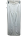 Staud Size 6 White Polyester Pintuck Back Slit Maxi Skirt White / 6