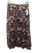 Eva Franco Size 10 Black, Orange, Multi Cotton Blend woodland animals Midi Skirt Black, Orange, Multi / 10