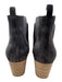 Vince Shoe Size 10 Gray & Tan Suede Stacked Heel Ankle Booties Gray & Tan / 10