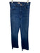 Mother Size 26 Medium Wash Cotton Blend Raw Hem High Rise Ankle Bootcut Jeans Medium Wash / 26