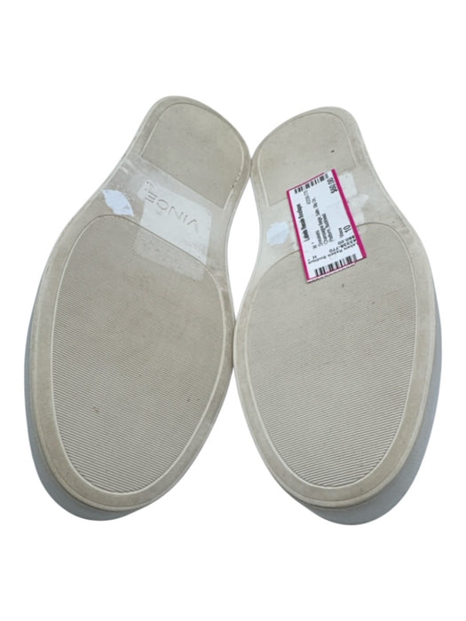 Vince Shoe Size 10 Champagne Beige Satin Slip On Platform Sneakers Champagne Beige / 10