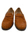 Manolo Blahnik Shoe Size 41.5 Brown Suede Leather Low Stacked Heel Penny Loafers Brown / 41.5
