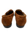 Manolo Blahnik Shoe Size 41.5 Brown Suede Leather Low Stacked Heel Penny Loafers Brown / 41.5