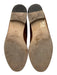 Manolo Blahnik Shoe Size 41.5 Brown Suede Leather Low Stacked Heel Penny Loafers Brown / 41.5