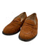 Manolo Blahnik Shoe Size 41.5 Brown Suede Leather Low Stacked Heel Penny Loafers Brown / 41.5