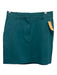 Calvin Klein Size 6 Teal Green, Pink, Red Wool Side Stripe hook & zip Skirt Teal Green, Pink, Red / 6