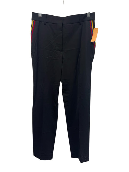 Calvin Klein Size Small Black, Red, Yellow Wool Side Stripe hook & zip Pants Black, Red, Yellow / Small