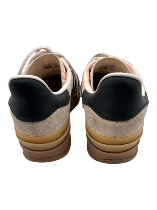 Adidas Shoe Size 7 Tan & black Suede & Leather Round Toe Platform Sneakers Tan & black / 7