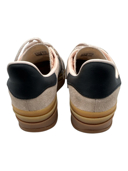 Adidas Shoe Size 7 Tan & black Suede & Leather Round Toe Platform Sneakers Tan & black / 7