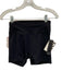 Gold Hinge Size S Black & White Nylon & Spandex Double Layer Athletic Short Set Black & White / S