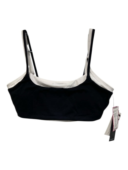 Gold Hinge Size S Black & White Nylon & Spandex Double Layer Athletic Short Set Black & White / S