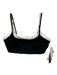 Gold Hinge Size S Black & White Nylon & Spandex Double Layer Athletic Short Set Black & White / S