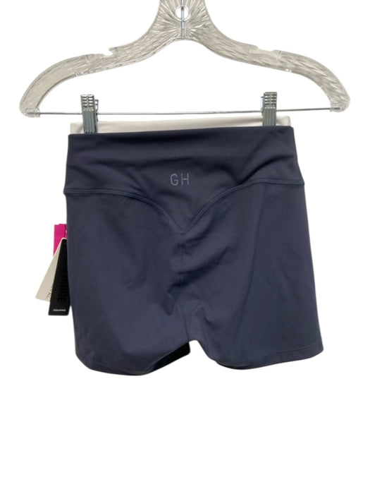Gold Hinge Size S blue gray & white Nylon & Spandex Double Layer Short Set blue gray & white / S