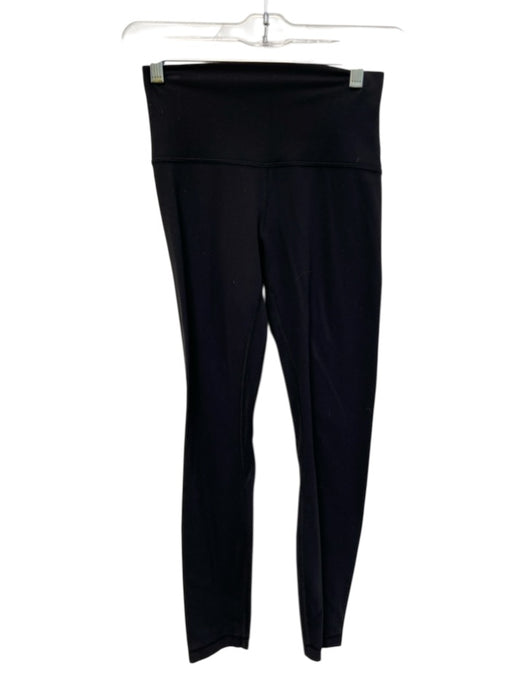 Lululemon Size Est S Black Athletic Stretch High Rise Ankle Length Leggings Black / Est S