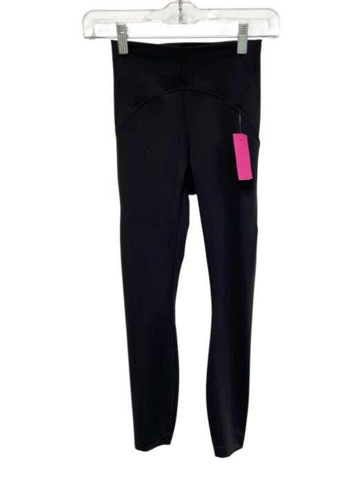 Lululemon Size Est S Black Athletic seam detail High Rise Ankle Length Leggings Black / Est S