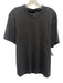Lululemon Size Est M Faded Black Synthetic Solid Athletic T Shirt Short Sleeve Faded Black / Est M