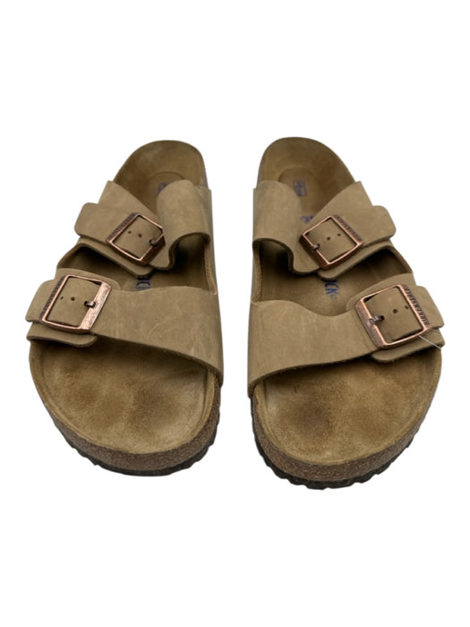 Birkenstock Shoe Size 45 Beige Leather Solid Sandal Men's Shoes Beige / 45