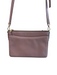 Kate Spade Mauve Pebble Leather Gold hardware Zip Close Inside & Out Pockets Bag Mauve