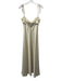 Jenny Yoo Size 10 Butter Yellow Polyester Satin Spaghetti Strap Foldover Gown Butter Yellow / 10