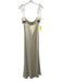 Jenny Yoo Size 10 Butter Yellow Polyester Satin Spaghetti Strap Foldover Gown Butter Yellow / 10