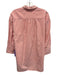 Pomander Place Size S Salmon Pink Cotton 3/4 Sleeve Button Patch Pocket Top Salmon Pink / S