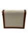 JW PEI White & Bronze Canvas & Leather Magnetic Flap Crossbody Bag White & Bronze