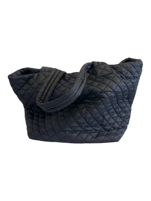 MZ Wallace Black Nylon Quilted Shoulder Strap Bag Black / M/L