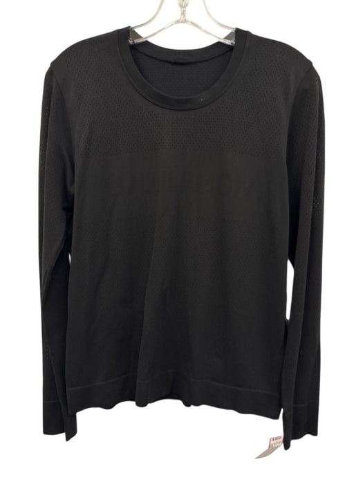 Lululemon Size S Black Synthetic Athletic Long Sleeve Top Black / S