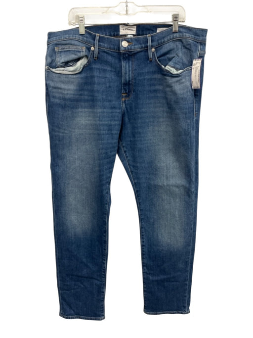 Frame Size 38 Light Wash Cotton Blend Washed Jean Men's Pants Light Wash / 38