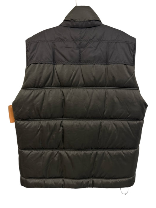 G Star Raw Size XL Olive Green Synthetic Solid Puffer Vest Men's Jacket Olive Green / XL