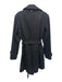 London Fog Size L Black Wool Blend Solid Overcoat Men's Jacket Black / L