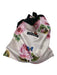 Dolce & Gabbana Shoe Size 37 White, Pink, Black Leather Stripe Floral Pumps White, Pink, Black / 37