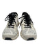 On Cloud Shoe Size 8 Light Gray & Cream Synthetic Knit Lace Up Sneakers Light Gray & Cream / 8