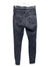 Mother Size 27 Black Wash Cotton Blend Zip & Button High Waist Faded Jeans Black Wash / 27