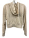 Vuori Size S Cream Poly Blend 1/4 Zip Long Sleeve Hooded Athletic Set Cream / S