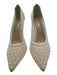 Gianvito Rossi Shoe Size 39.5 White textile upper Mesh Rhinestone Netting Pumps White / 39.5