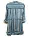 Cecilie Copenhagen Size S Blue, White, Orange Cotton Abstract Print Dress Blue, White, Orange / S